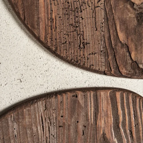 Tableau Crissey pin recyclé marron Vical Home — vue 2