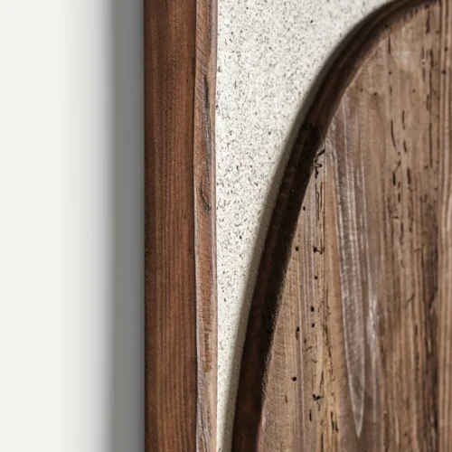 Tableau Crissey pin recyclé marron Vical Home — vue 3