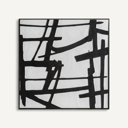 Tableau Ezrah noir et blanc Vical Home
