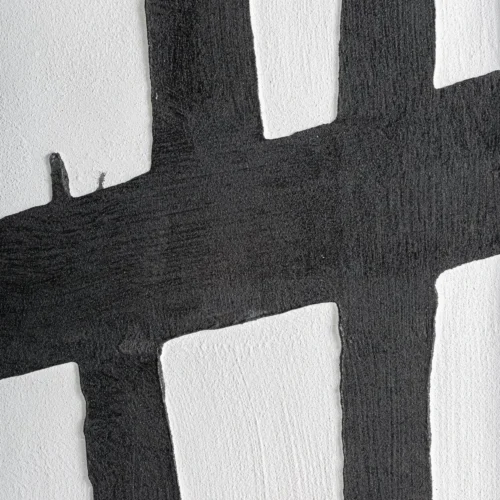 Tableau Ezrah noir et blanc Vical Home — vue 2