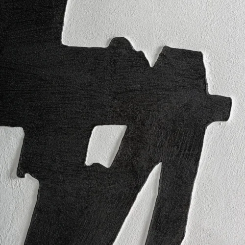 Tableau Ezrah noir et blanc Vical Home — vue 4