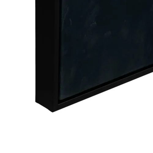 Tableau homme au chapeau panama fond orange Ixia 103 × 143 cm — vue 5
