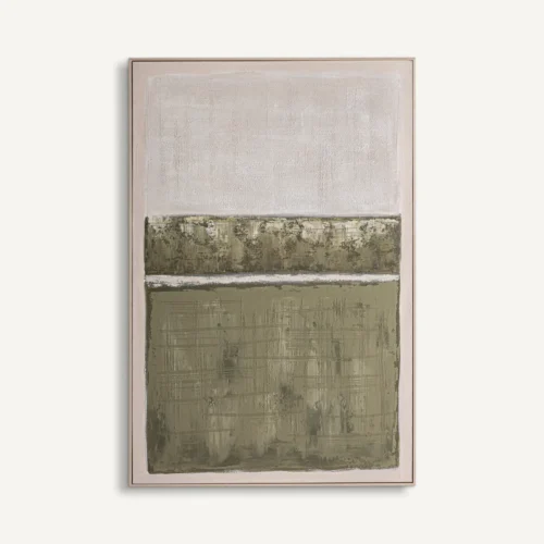 Tableau Kain tons verts et pin clair Vical Home