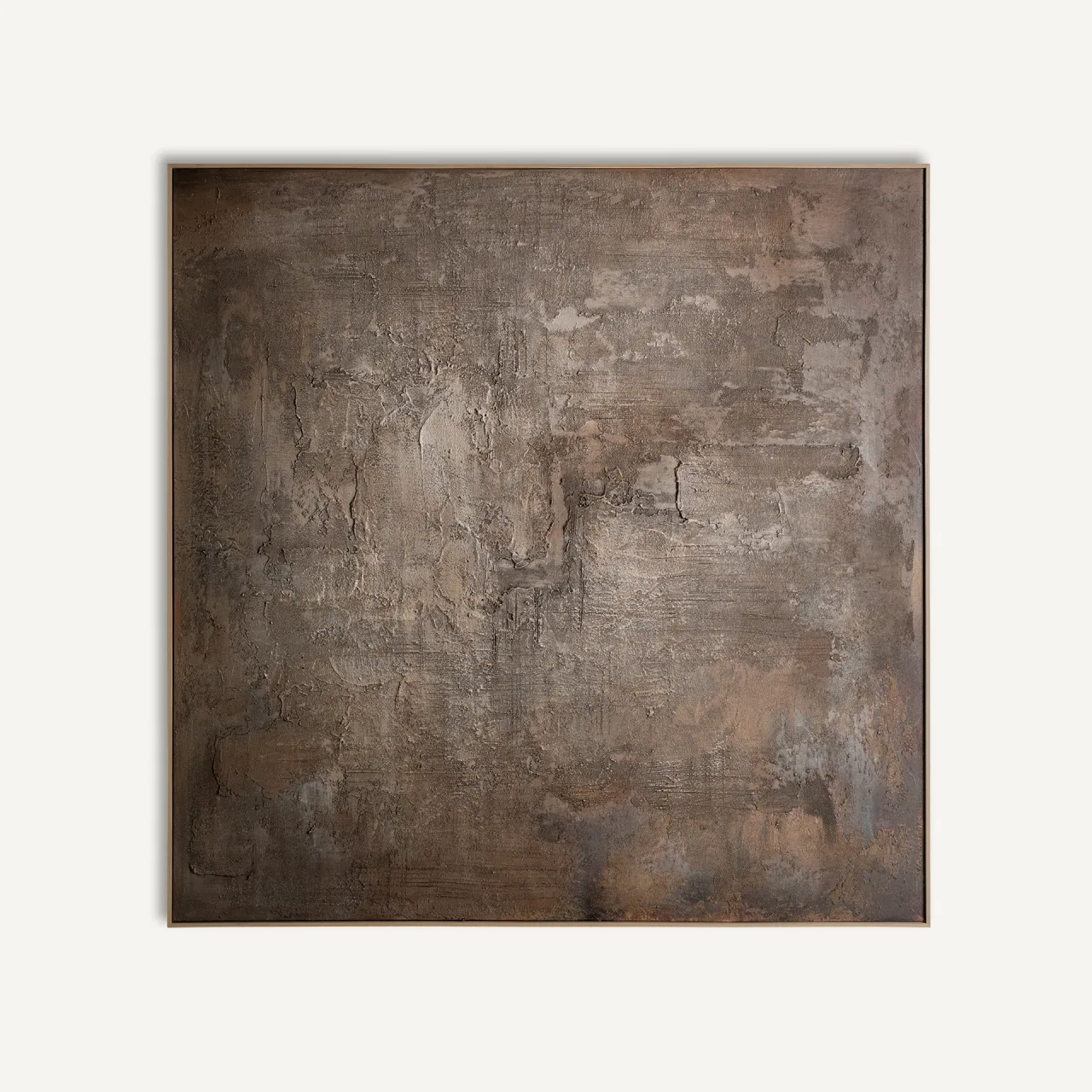 Tableau Nel marron 150 x 150 Vical Home