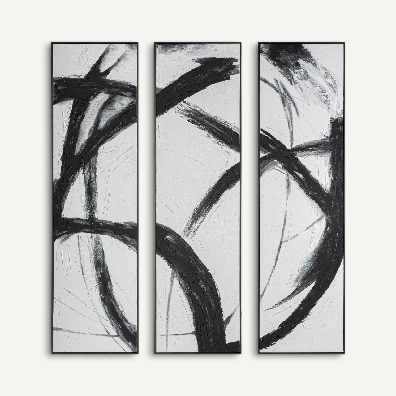 Tableau Orion toile noire ensemble de 3 Vical Home
