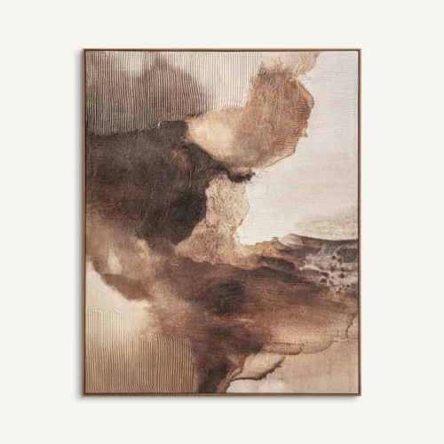 Tableau Orlen marron et sable Vical Home