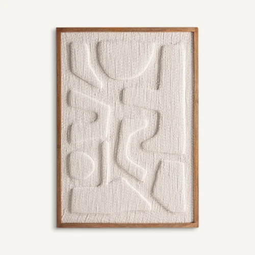 Tableau Sobek coton blanc cassé Vical Home