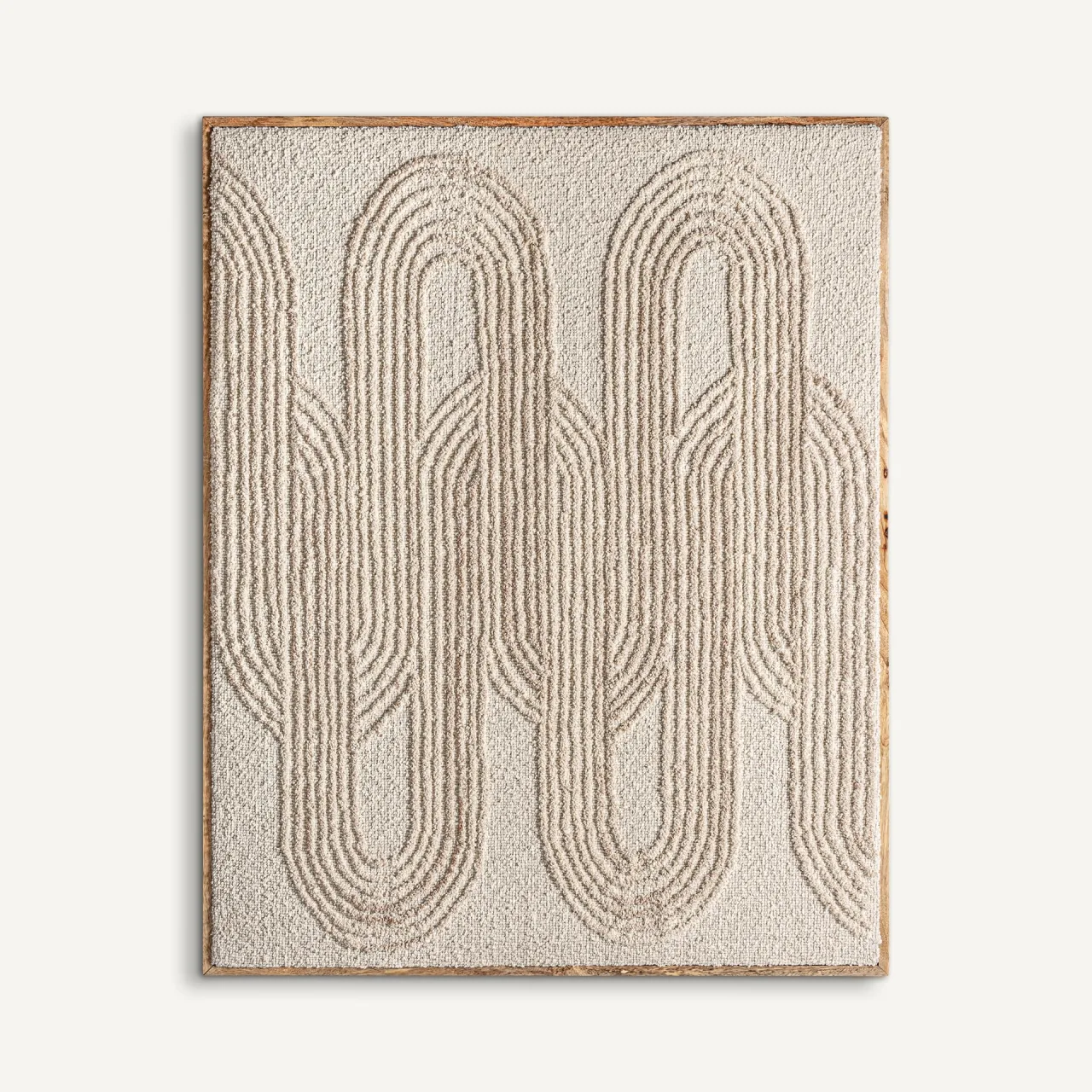 Tableau Tamar coton et bois de manguier Vical Home