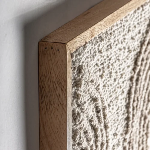 Tableau Tamar coton et bois de manguier Vical Home — vue 3