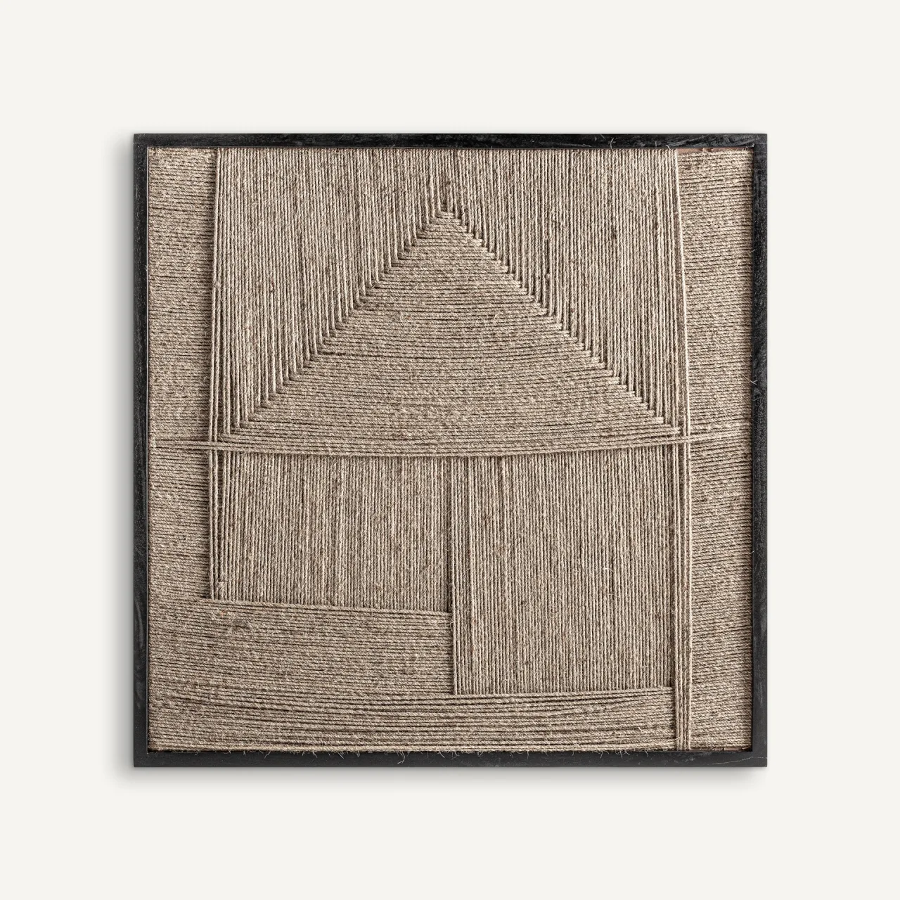 Tableau Tehuti jute marron architectural Vical Home