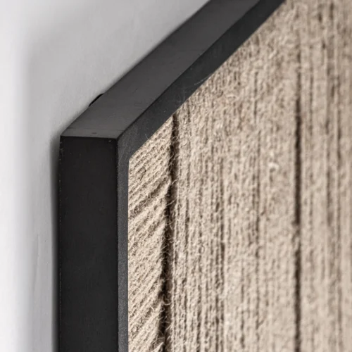 Tableau Tehuti jute marron géométrique Vical Home — vue 2