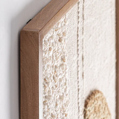 Tableau Tum coton tons neutres Vical Home — vue 3