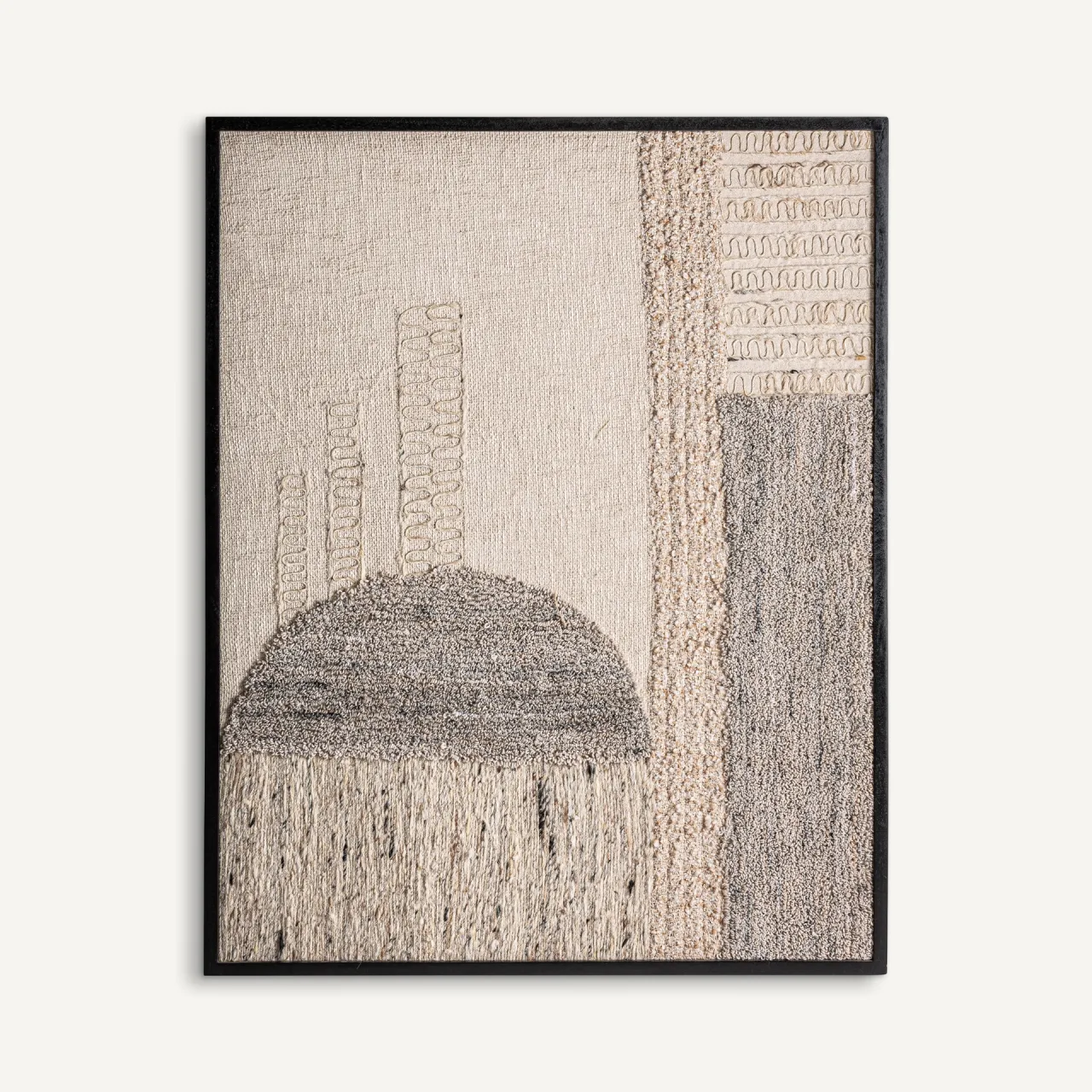 Tableau Urzuri jute et coton tons neutres Vical Home
