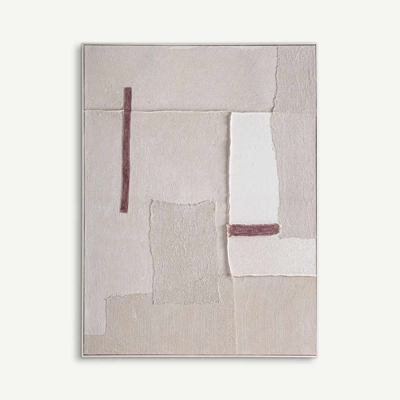 Tableau Zilia toile blanc cassé Vical Home