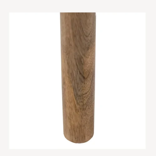 Tabouret bas bois de manguier fibre naturelle Ixia 40 cm — vue 8