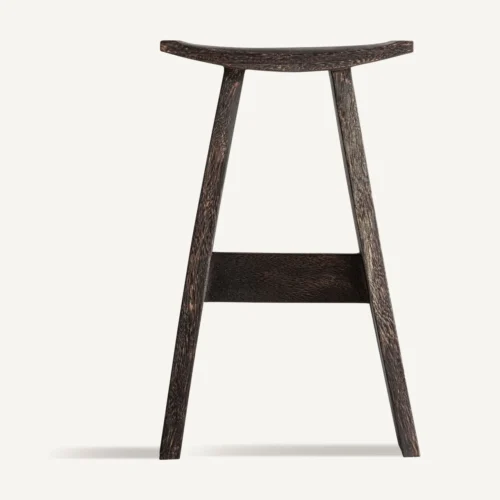 Tabouret bois de suar marron Vical Home