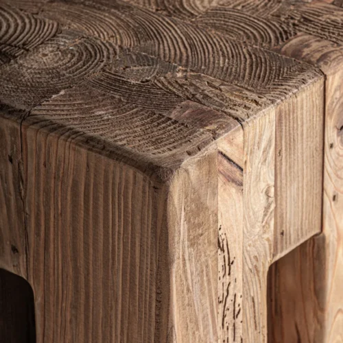 Tabouret Celis pin recyclé Vical Home — vue 3