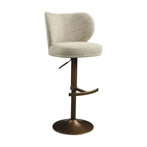 Tabouret de bar pivotant Amely natural softweave Richmond Interiors