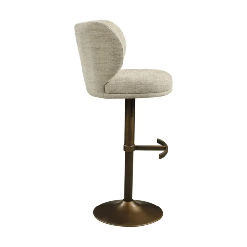 Tabouret de bar pivotant Amely natural softweave Richmond Interiors — vue 4