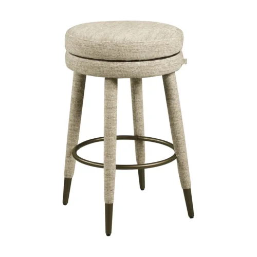 Tabouret de comptoir pivotant Tenashar natural softweave Richmond Interiors — vue 2