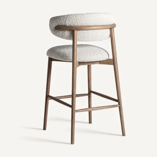 Tabouret Erlec frêne marron et beige H. 105 cm Vical Home — vue 4
