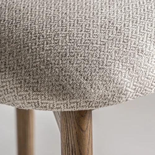 Tabouret Erlec frêne marron et beige H. 95 cm Vical Home — vue 5
