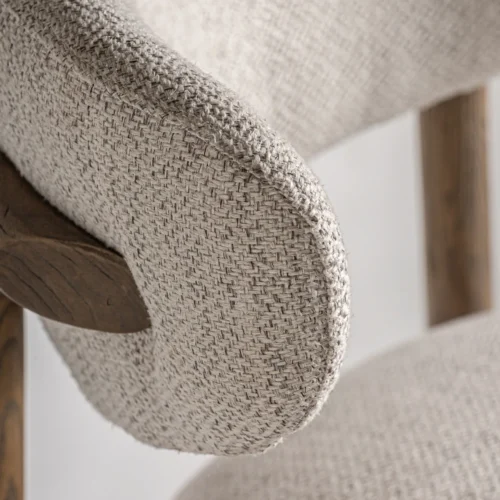 Tabouret Erlec frêne marron et beige H. 95 cm Vical Home — vue 6
