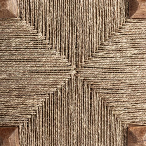Tabouret Kaaji manguier et jute Vical Home — vue 5