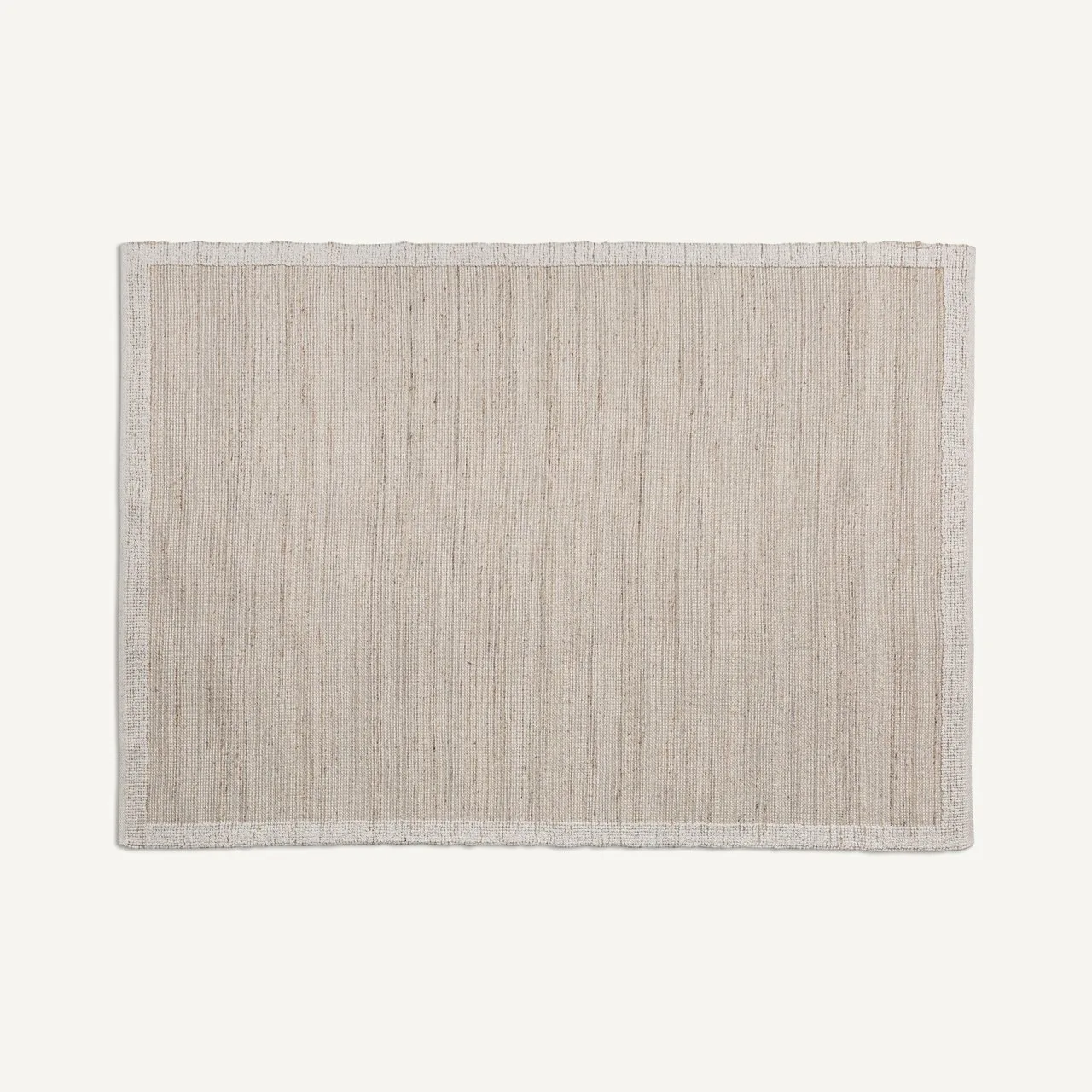 Tapis Arele laine crème et jute 200 x 300 Vical Home