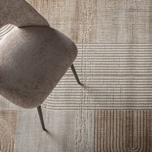 Tapis Chaniya viscose marron 340 x 240 Vical Home — vue 4
