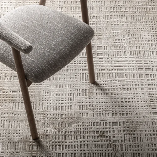 Tapis Cinthia gris 400 x 400 Vical Home — vue 4