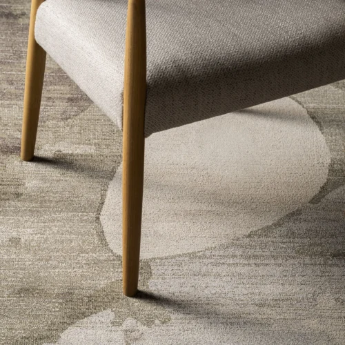 Tapis Dunia vert et beige 340 x 240 Vical Home — vue 5