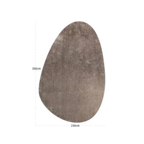 Tapis Freya forme galet marron 230 x 350 Richmond Interiors — vue 5