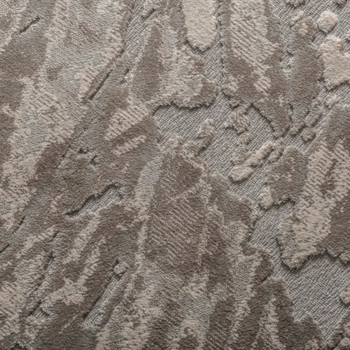 Tapis Ginale viscose marron 240 x 240 Vical Home — vue 3