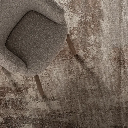 Tapis Kalea viscose marron 340 x 240 Vical Home — vue 4