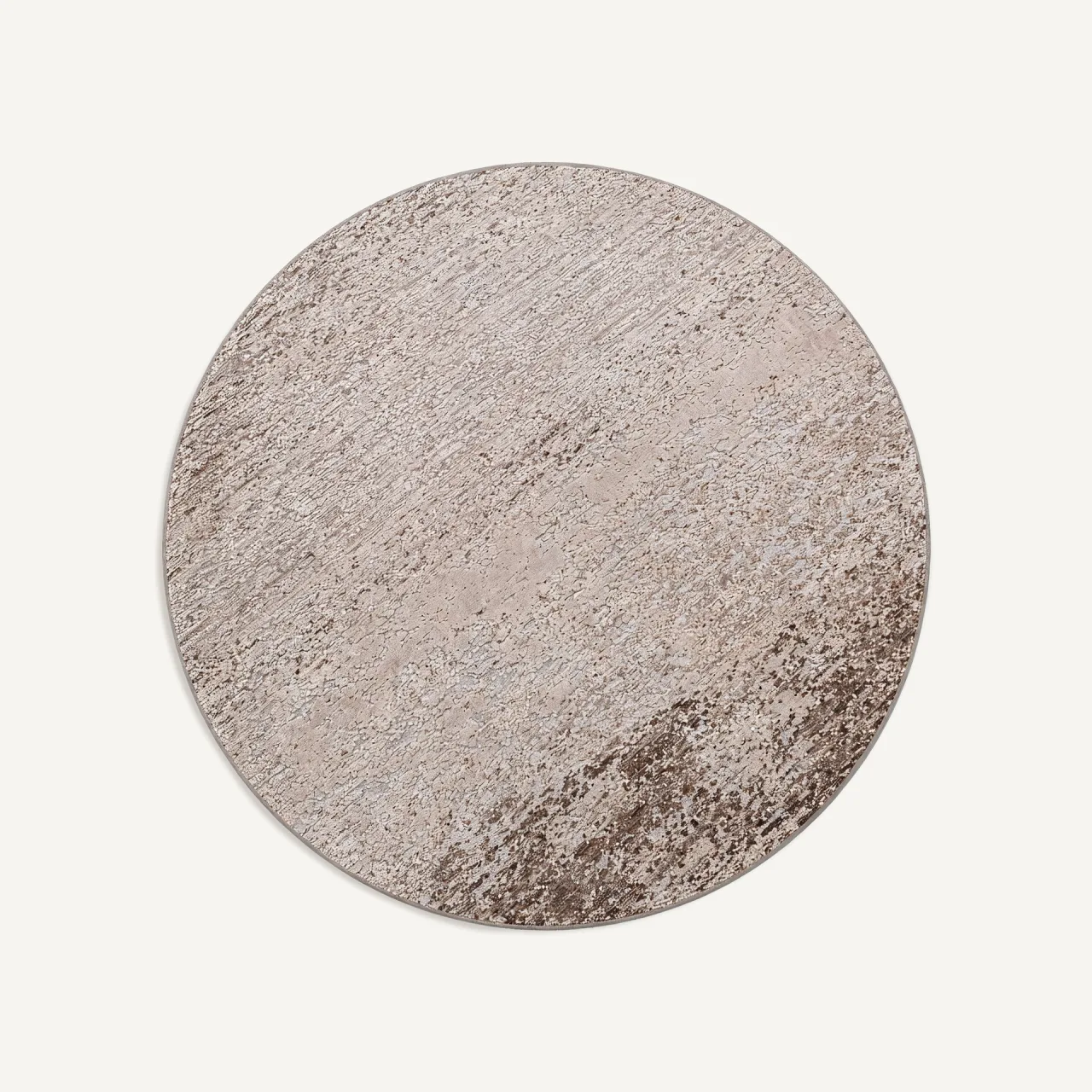 Tapis Karen viscose marron 240 x 240 Vical Home