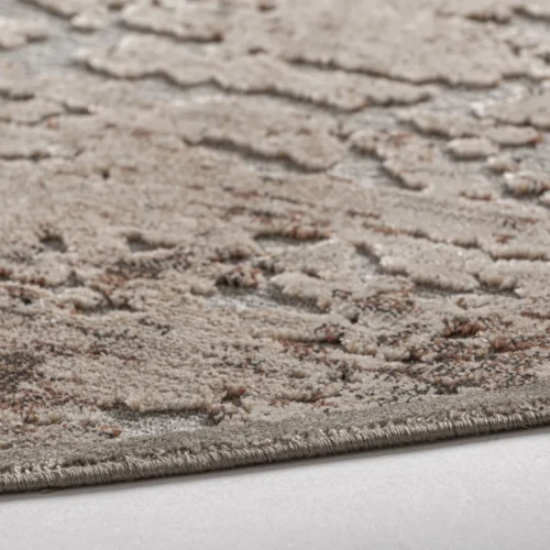 Tapis Karen viscose marron 240 x 240 Vical Home — vue 2