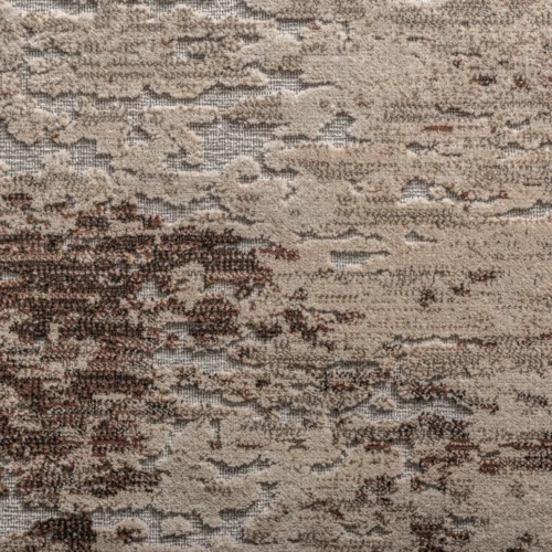 Tapis Karen viscose marron 240 x 240 Vical Home — vue 3