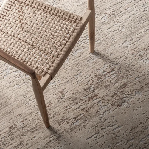 Tapis Karen viscose marron 240 x 240 Vical Home — vue 4