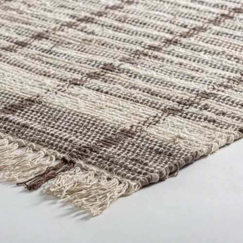 Tapis Sora coton beige 350 x 240 Vical Home — vue 2