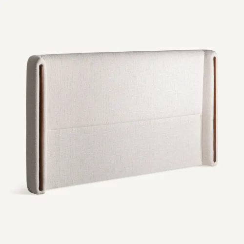Tête de lit Vilde blanc cassé et frêne marron Vical Home — vue 2