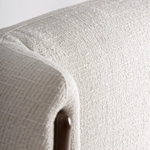 Tête de lit Vilde blanc cassé et frêne marron Vical Home — vue 4