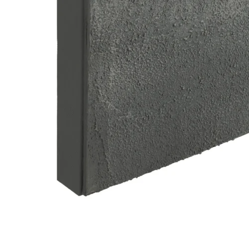 Triptyque abstrait veines en relief gris béton Ixia 240 × 120 cm — vue 8