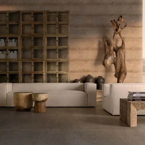 Vitrine Bern base en fer noir Vical Home — vue 6