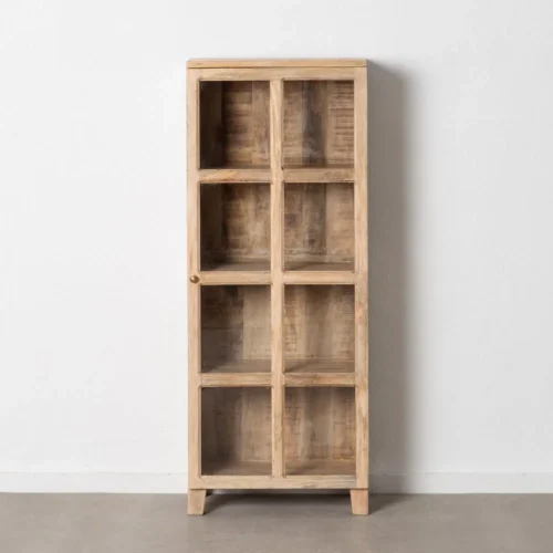 Vitrine blanc patiné bois de manguier Ixia 60 cm — vue 8