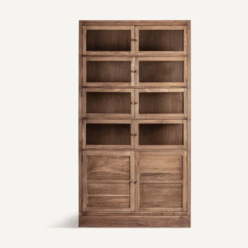 Vitrine Helmond bois recyclé marron Vical Home