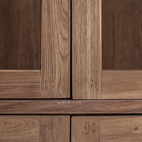 Vitrine Helmond bois recyclé marron Vical Home — vue 7