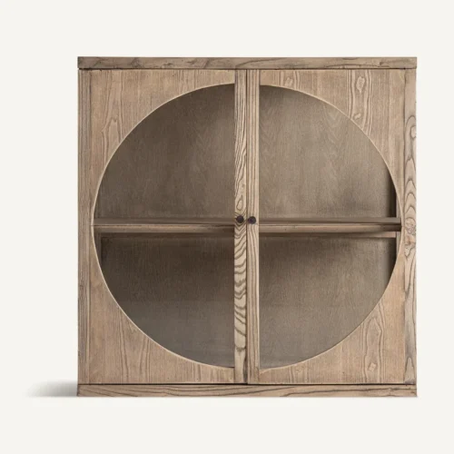 Vitrine Kriz bois d'orme marron Vical Home