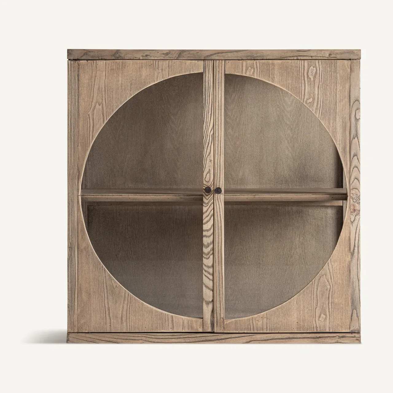 Vitrine Kriz bois d'orme marron Vical Home