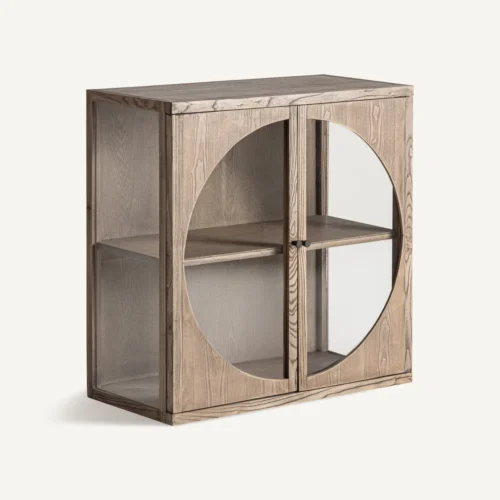 Vitrine Kriz bois d'orme marron Vical Home — vue 2